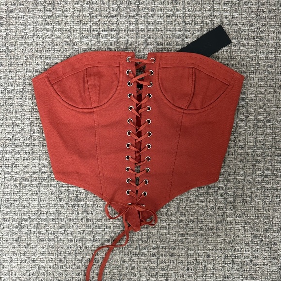 Princess Polly East Gate Corset Red - Picture 6 of 8